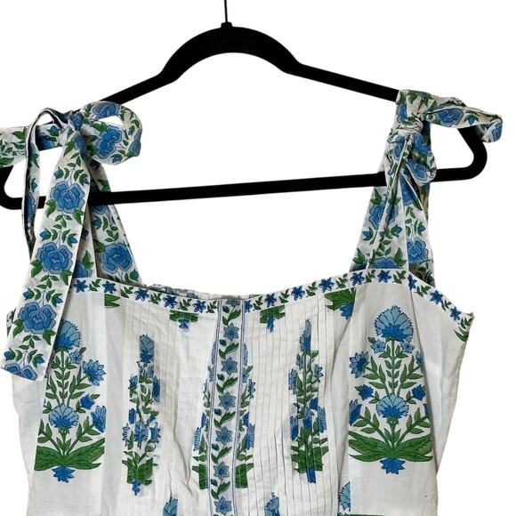 Pink City Prints Elena Dress in Vintage Posey - Picture 6 of 10